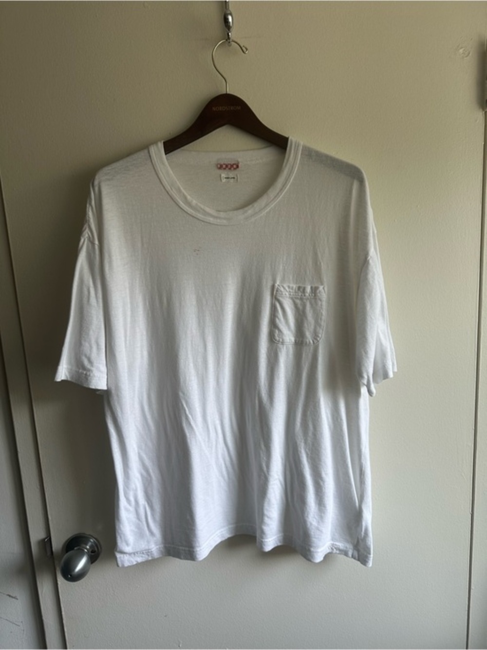 Visvim Japanese Cotton White Pocket T-Shirt - Men's JPN4